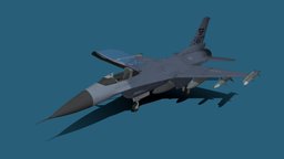 F-16 Military Jet 