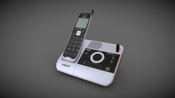 Phone V-Tech speaker, sound, desk, ipod, prop, electronic, electronics, play, table, props, phone, phones, wave, logitech, mobile, house, home, interior, radio, v-tech, vtech