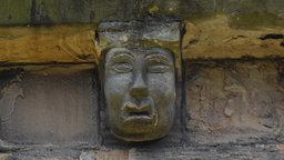 Grotesque corbel 07, Durham Cathedral medieval, durham, grotesque, corbel, heritage-photogrammetry, church-architecture-photogrammetry, durham-cathedral, brazen-heads