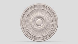 Classic Ceiling Medallion 13 kit, room, exterior, element, ceiling, architectural, ornament, molding, cornice, classic, medallion, gothic, bash, decor, corbel, details, rosette, classical, kitbash, finishes, pilaster, cartouche, acanthus, 3d, design, house, home, decoration, interior, temple