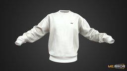 [Game-Ready] Ivory Sweatshirt fashion, ar, sweatshirt, uni, photogrammetry, 3d, 3dscan, man, female, male, noai, woman_fashion, womanfashion, female_fashion, man_fashion, manfashion, male_fashion