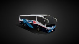 Bus Noreste Plus assets, videogames, videogame, video-games, cities, blender-3d