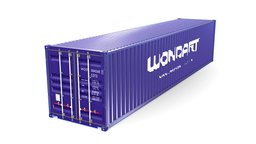 40ft Container Box transportation, 40, heavy, long, big, feet, cargo, box, delivery, highquality, container-box, gamereadyasset, semitrailer, semi-truck, shipping-container, semitruck, game-ready-model, container-cargo, render, game, 3d, blender, model, ship, cycles, container, cargo-box, shipping-cargo, container-asset, 40ft