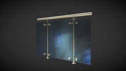 railing prop, vr, railing, substancetileable, substancepainter, game