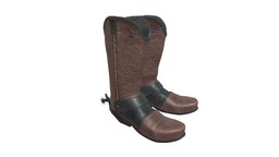 Cowboy boots ranch, shoe, leather, work, vintage, fashion, west, country, wild, worn, brown, cowboy, western, dirty, boots, rural, farm, footwear