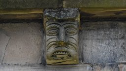 Grotesque corbel 05, Durham Cathedral medieval, durham, grotesque, corbel, heritage-photogrammetry, church-architecture-photogrammetry, durham-cathedral, brazen-heads