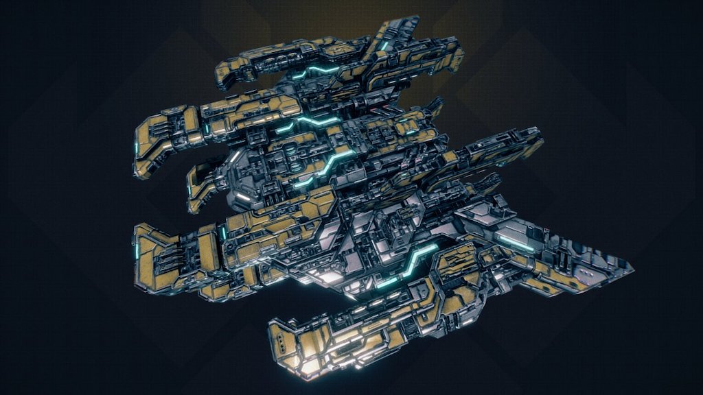 In-game model of a carrier class spaceship belonging to the Eclipse faction.



Learn more about the game at http://starfalltactics.com/ - Starfall Tactics — Centenary Eclipse carrier - 3D model by Snowforged Entertainment (@snowforged) 3d model