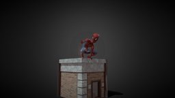 Spiderman Cartoon spider, marvel, videogame, hero, superhero, fantastic, spiderman, heroes, hq, amazing, figure-cartoon, character, amazingspiderman, figure-action