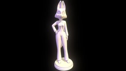 Diane Foxington bad, fox, anthro, tie, print, the, diane, furry, dreamworks, guys, female, wolf, sillytoys, foxington