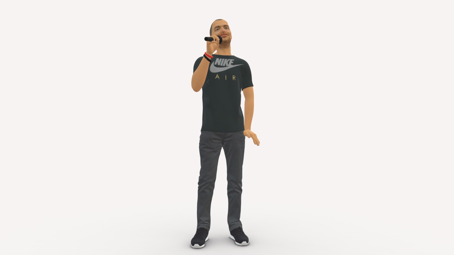 We provide unique 3d scanned models with realistic proportions for closeup and medium-distance views in artworks, paintings and classes. As well as architectural visualization projects.

Main features:




high-end realistic 3d scanned model;

realistic proportions;

highest quality;

low price;

saves you time for more time in landscaping and interiors visualization.

FEATURES 




3d scanned model 

Extremely clean

Edge Loops based

smoothable

symmetrical

professional quality UV map

high level of detail

high resolution textures

real-world scale

system unit: cm

TEXTURES 




Textural Resolution: 4096 x 4096

Color Map

The model is suitable for stereolithography 3d printing 

The model is also ready for fullcolour 3d printing - 000968 voacalist in gray shirt - Buy Royalty Free 3D model by 3DFarm 3d model