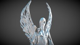 Sculpture 003 humanoid, artwork, sculture, supernatural, ghoul, printable, 3d-printable