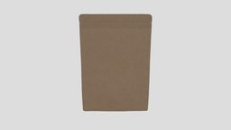 Paper Bag packaging, paper, brown, cardboard, handle, retail, reusable, grocery, sustainability, foldable, recyclable, biodegradable, paperbag, substancepainter, maya, 3d, sketchfab, environmentally, eco-conscious