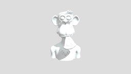 Bored Ape Bust 077 custom, ape, bored, nft, 3d