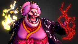 Big Mom manga, one-piece, anime-character, pirate, big-mom