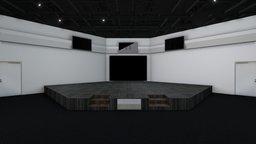 auditorium scene, tv, auditorium, gallery, showroom, concert-hall