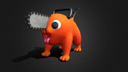 Pochita | Chainsaw Man 2048x2048, chainsaw-man, rzyas, pochita, cute-dog