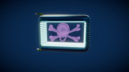 Sci Fi BIllboard 18 future, sci, fi, urban, road, cyber, cyberpunk, sign, ready, billboard, wire, kitchen, advert, asset, game, lowpoly, futuristic, stylized, street, wall, wall-sign