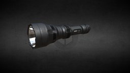 Military Flashlight gadget, augmentedreality, security, gamedesign, equipment, survival, vr, ar, gamedev, torchlight, virtualreality, flashlight, gameart, military, light, gameready