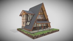 Cottage cottage, mountain, hut