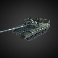 Tank T-80 army, tank, t-80, t80, substancepainter, substance, vehicle, military, gun