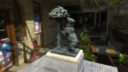 Statue of the Bear and the Strawberry Tree tree, bear, spain, statue, madrid, strawberry, sputnik7, exedos