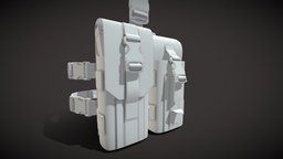 Mag Pouch: WIP hunting, wireframe, realism, substancepainter, texturing, military, 3dmodel, guns