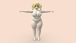 Super Pochaco Swimsuit mod, chubby, bikini, swimsuit, citiesskylines, anime3d, girl, pochaco, super-pochaco