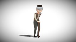 Stylized NPC rpg, toon, elder, npc, villager, game-ready, oldman, peasant, grandpa, jrpg, game-asset, topdown, character, handpainted, cartoon, game, lowpoly, mobile, gameasset, stylized, fantasy, gameready, noai, gramp