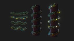 Christmas Garlands xmas, christmas, garland, christmas-ornament, fairylights, xmastree, christmaslights, garlands, decoration, christmasdecorations, stringlights, christmasdecor, christmas-garland