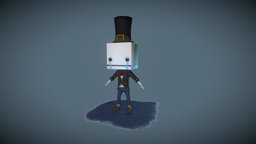 Hatty Hattington fanart, 3dcoat, game, zbrush, practice