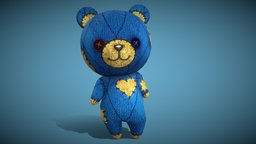 Plush Teddy Bear bear, cute, little, kids, teddy, kid, toy, children, toys, fbx, kawaii, plush, game, animal, animated, chibii
