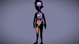 Inner Workings short, film, brain, heart, muscle, organs, disney, lungs, inner, kidneys, veins, anatomy-human, human, bowels, workings