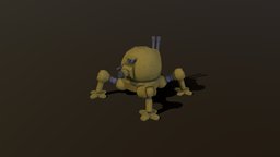LowPoly Walker Tank mech, tank, lowpolymodel, lowpoly, noai