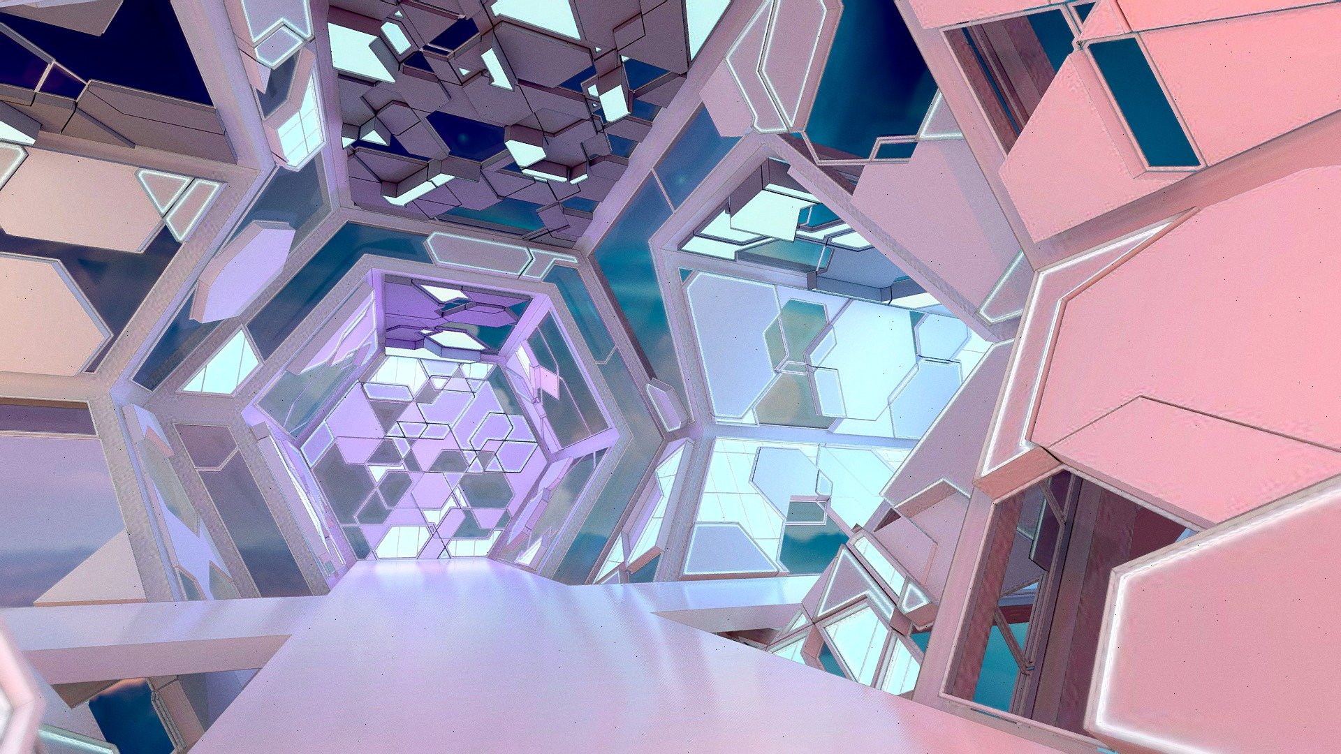 Futurisitc Gallery Interior Baked Spatial.io compatible.

See example: https://www.spatial.io/s/Giimanns-Gallery-650d702438758c41122968d9?share=3634836779851602645

Spatial environment skybox also included.

All Textures are 2K - Gallery 6 Baked - Buy Royalty Free 3D model by Giimann 3d model