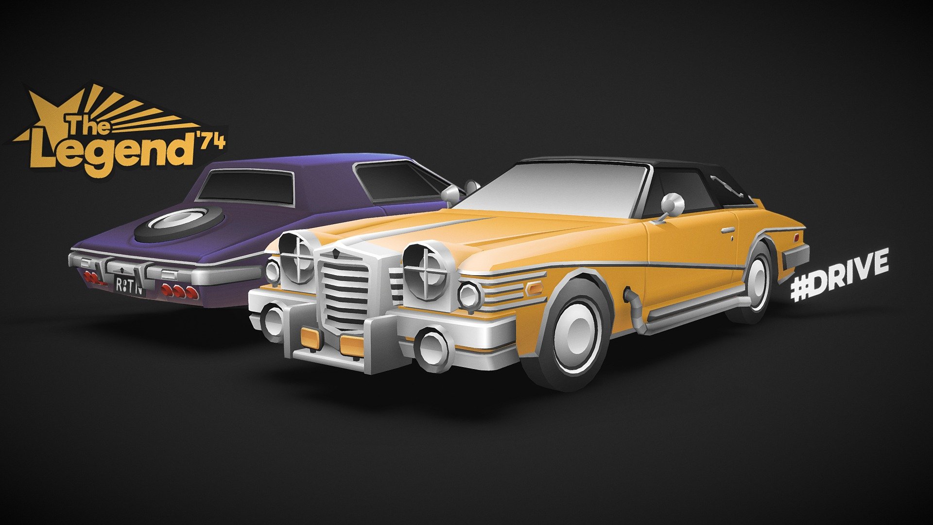The Legend from #DRIVE.

Google Play: https://play.google.com/store/apps/details?id=com.pixelperfectdude.htdrive
App Store: https://apps.apple.com/us/app/drive/id1366180154

#DRIVE is an endless driving videogame inspired by road and action movies from 1970s. As simple as possible, allowing the player to pick a car, pick the place and just hit the road. Just be aware not to hit anything else.

Follow us on:
Facebook: http://fb.com/drive.game/
Instagram: http://instagram.com/drive.game
Twitter: http://twitter.com/drivethegame

© Pixel Perfect Dude &amp; Lionsharp Studios 2019 - #DRIVE - The Legend - 3D model by Barbo (@barbo-autos) 3d model