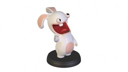 Rabbid fanart, switch, nintendo, ubisoft, print, statue, stupid, rabbids, character, funny, mario, noai