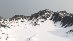 Snowy Mountain world, landscape, terrain, mountain, worldmachine, snowy, machine, worldbuilding