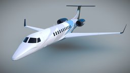 Embraer Legacy 650 private jet vehicles, transportation, flying, 3dmodels, b3d, airplane, transport, gamedev, aircraft, lowpolygon, jet, passenger, gamedevelopment, blender-3d, privatejet, embraer, brazilian, vehicledesign, lowpolymodel, corporatejet, lowpoly-blender, flying-vehicle, business-jet, vehicle, lowpoly, blender3d, air, 3dmodel