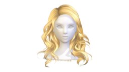cartoon lush female 002 haircut of long room, face, hair, modern, toon, style, dressing, avatar, fitting, salon, beauty, lock, medium, long, cut, color, fur, loco, head, curl, blonde, pretty, tuft, kare, length, haircut, hairstyle, hairs, lush, snag, shaggy, low-poly, girl, lowpoly, female, textured, blonde-hair, blonde-female, haircuts, "hairdressing"