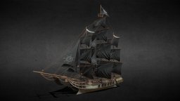 Ocean Brig sail, ships, ocean, water, clipper, harbour, galeon, watercraft, brig, boatmodels, ship, sea, boat