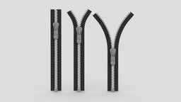 Zipper Generic PBR Realistic zip, tent, camping, sleeping, jacket, clothes, bag, pants, clasp, collection, jean, size, metal, fabric, slider, locker, luggage, zipper, flexible, invisible, fastener, nylon, puller, 3d, fly, gear, clothing, material, zippers