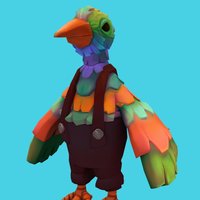 Bird farmer bird, farm