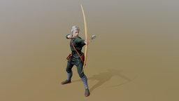 Archer arrow, warrior, bow, shoot, archer, head, aero3dengineering, aero3d, weapon, knife, creature, trypillia, ukrainewar