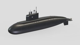 Diesel Electric Submarine Kilo Class Russian project, soviet, class, vessel, diesel, russian, vr, ar, attack, naval, 636, fleet, 877, kilo, halibut, varshavyanka, asset, game, 3d, low, poly, military, ship, electric, navy, submarine, boat, paltus