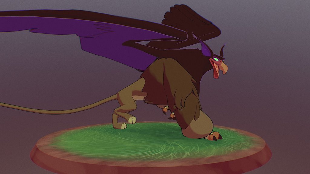 Ruber's griffin from Quest for Camelot  for the #cartoonchallenge2017 sculpting contest. Picked him because I know he's never been done before because who has ever even seen and/or remembers that movie? No one.

He looked cool, though 3d model