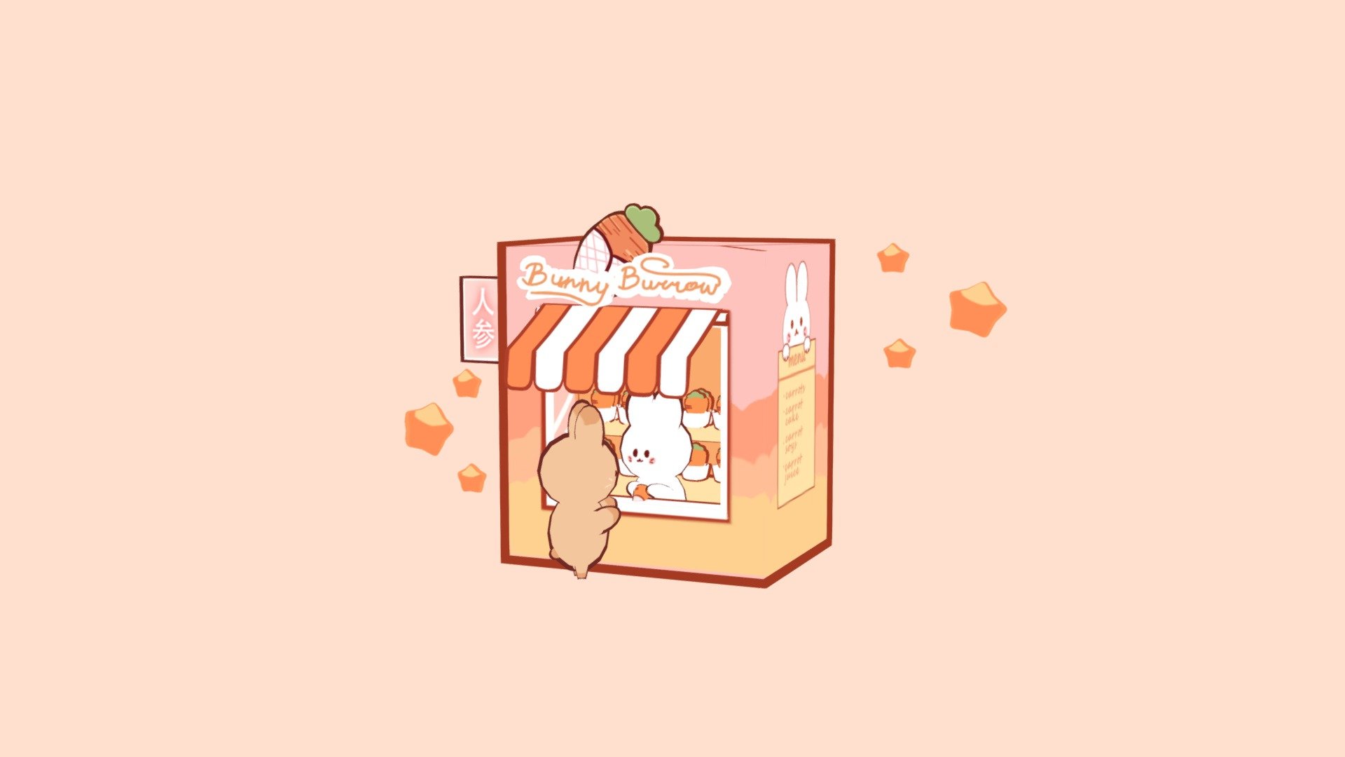 tried something different 
concept art by @leendoodles
Check out my twitter for the post and view 
@cofitelle - Bunny Burrow by @leendoodles - 3D model by cofitelle 3d model