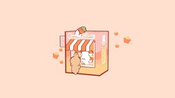 Bunny Burrow by @leendoodles rabbit, people, carrot, kawaii, cuteart, substancepainter, handpainted, blender, arting