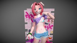 Chloe (OC) , anthro, anthropomorphic, furry, -girl, furryfandom, female, furryart, furrycharater