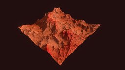 Terrain 038 planet, landscape, forest, terrain, canyon, land, mars, ice, exterior, hill, desert, snow, valley, cliff, volcano, mountains, stone, fantasy, rock, environment