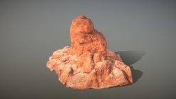 Desert Cliff 3 desert, cliff, game-ready, sandy, arid, lods, rock, gameready